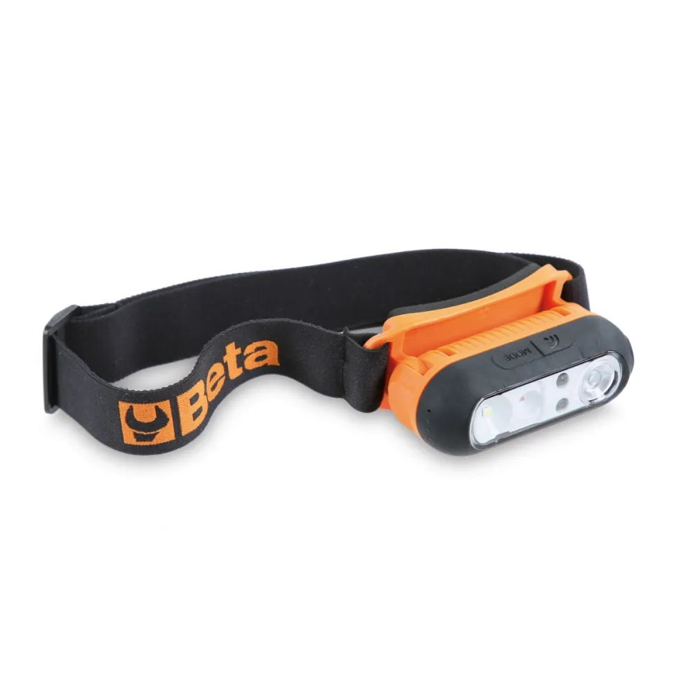 Linterna frontal LED recargable