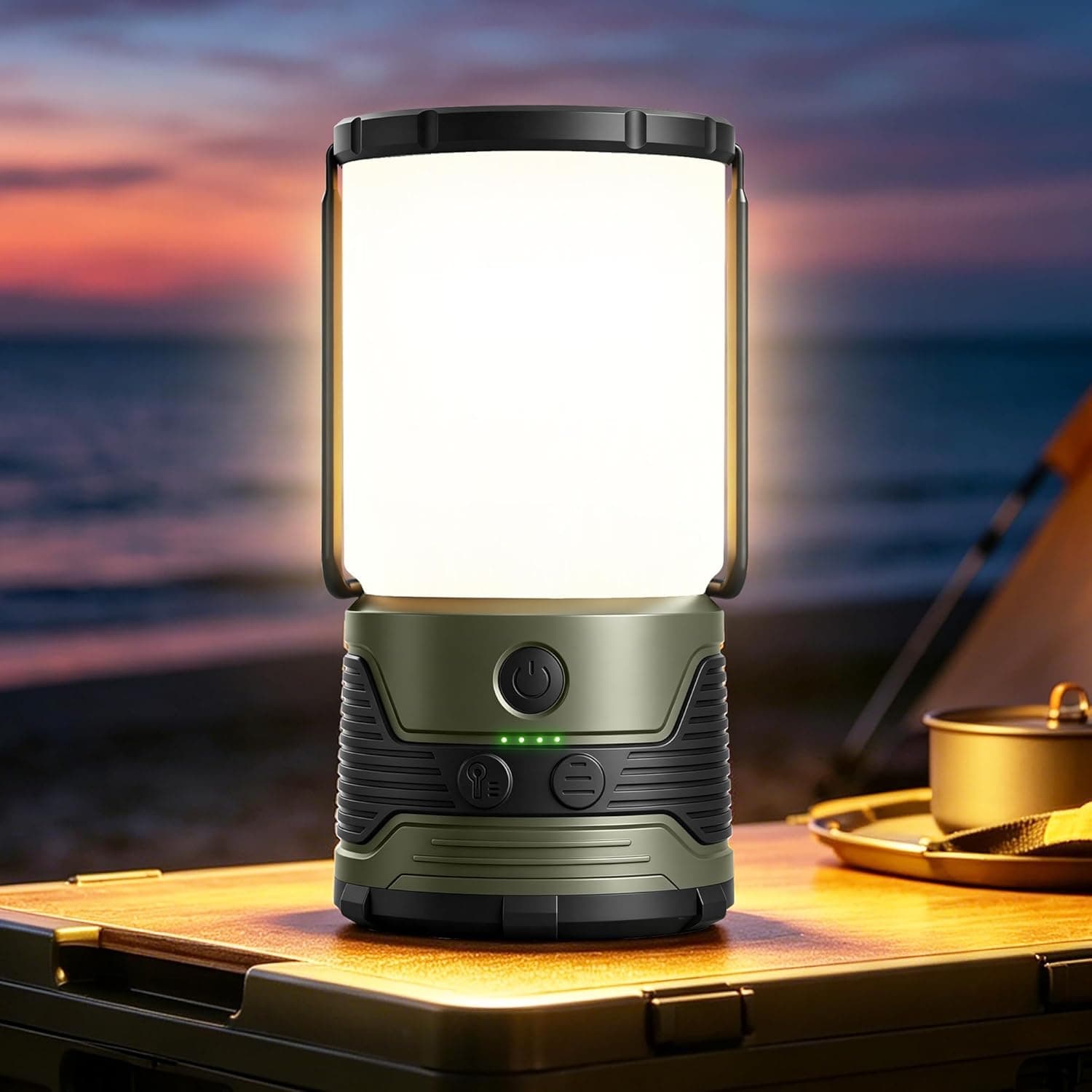 Linterna LED recargable camping